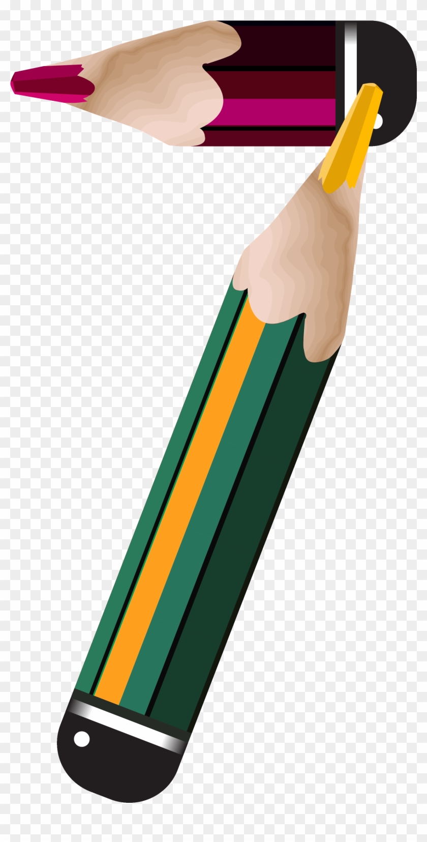 Pencil Seven Png Image - Pencil Number Png Clipart #1747920