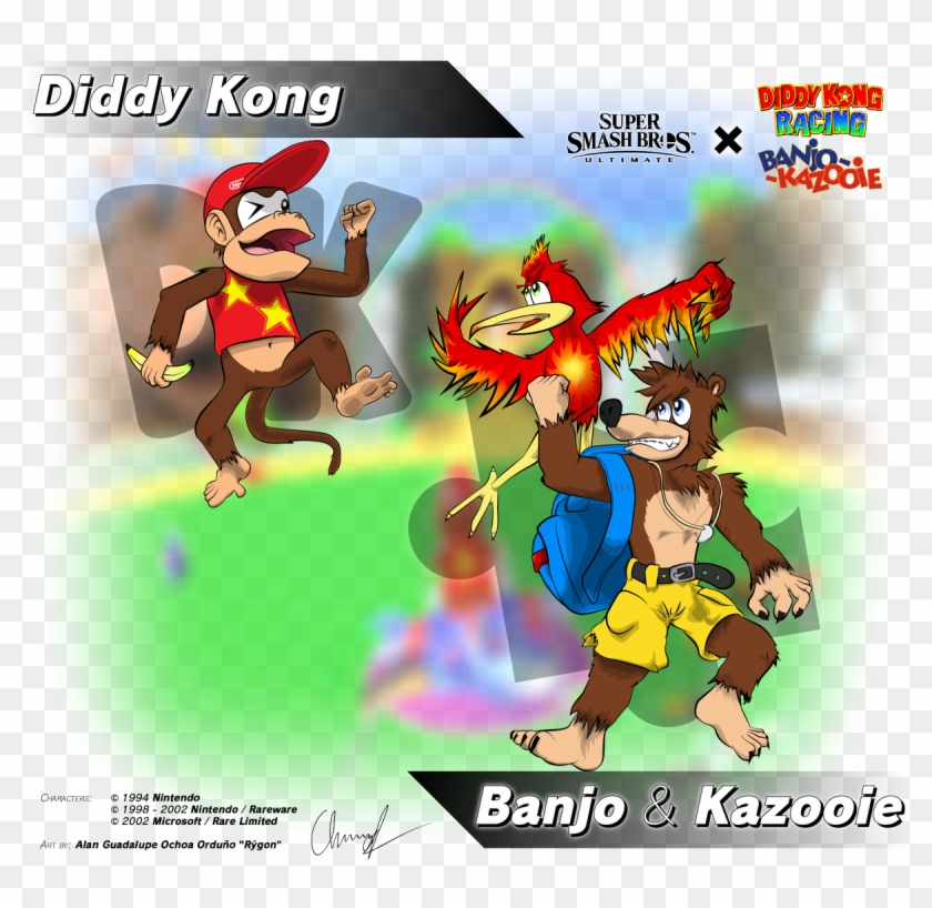 #smashbros #ultimate #banjo #kazooie #banjokazooie - Super Smash Bros Banjo Kazooie Clipart #1748190