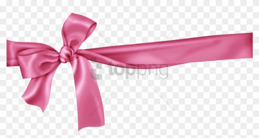 Free Png Pink Ribbon Border Png Image With Transparent - Pink Ribbon Bow Png Clipart