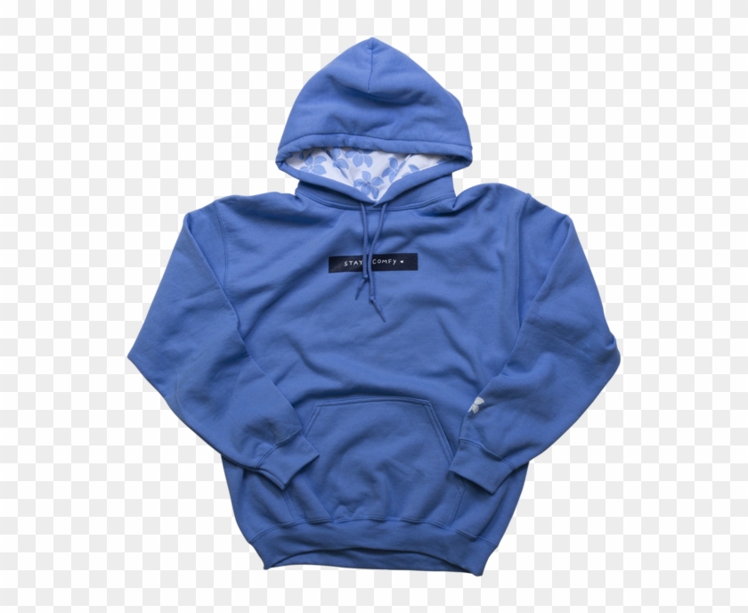 Stay Comfy Blue Lined Hoodie - Lilypichu Stay Comfy Hoodie Clipart