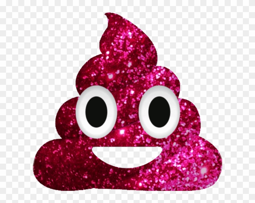 Cute Poop Emoji , Png - Pink Sparkly Poop Emoji Clipart #1748737