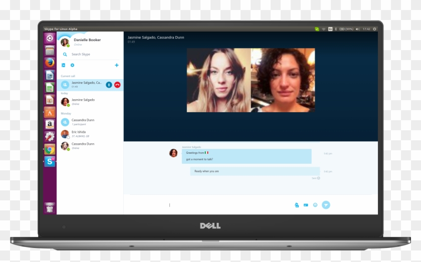 Skype 1.10 For Linux Alpha Clipart #1748775