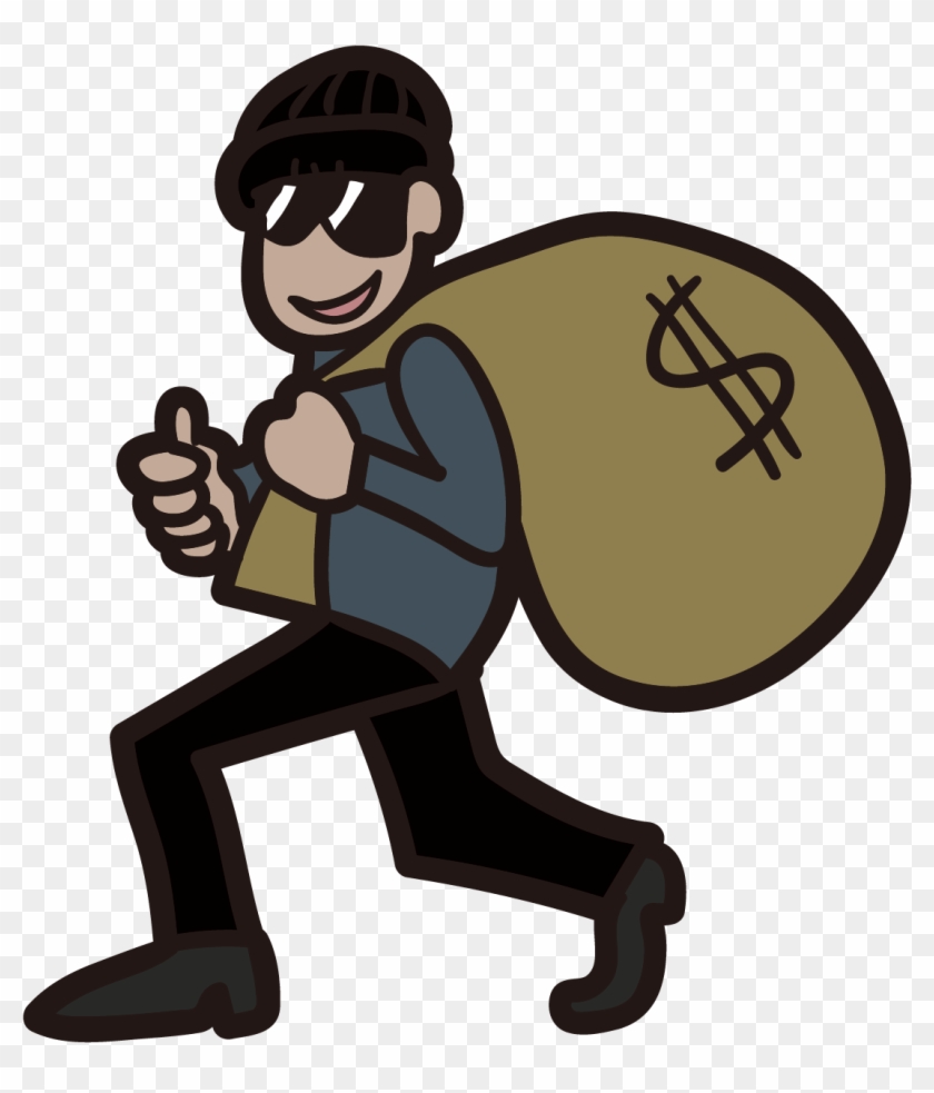 Thief, Robber Png - Transparent Background Robber Cartoon Clipart