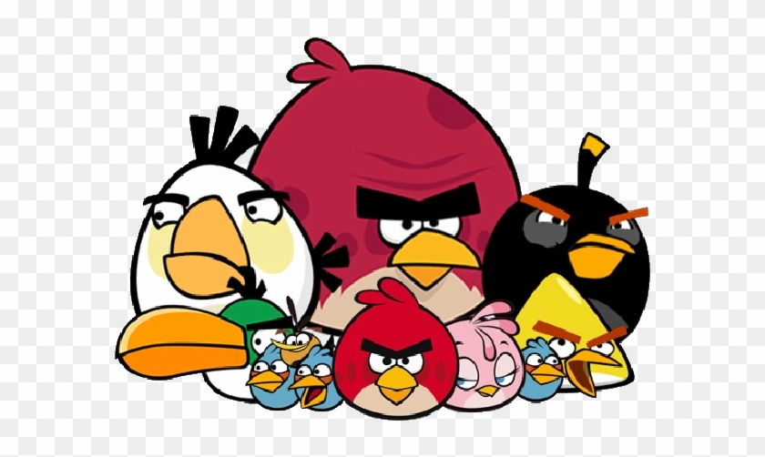 Angry Birds Clipart - All Angry Birds Drawing - Png Download #1749089