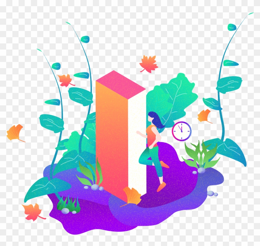 Countdown Number 1 5d Tree Vine Png And Psd - Art Clipart #1749135