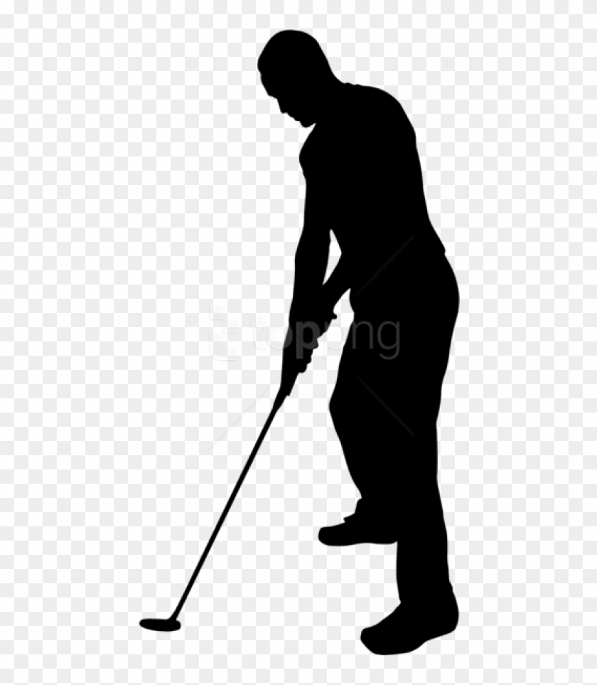 Free Png Golf Player Silhouette Png - Golf Player Silhouette Png Clipart