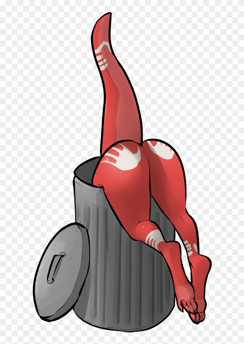 263kib, 650x1128, Kobold Trashcan Butt Clipart