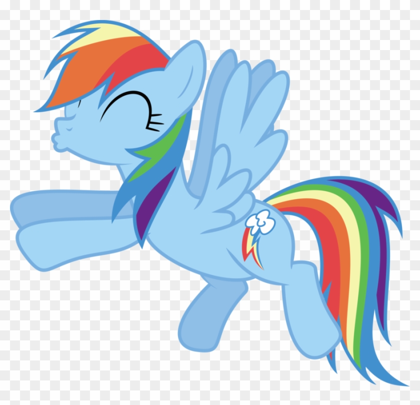 Rainbow - Mlp Rainbow Dash Kiss Clipart