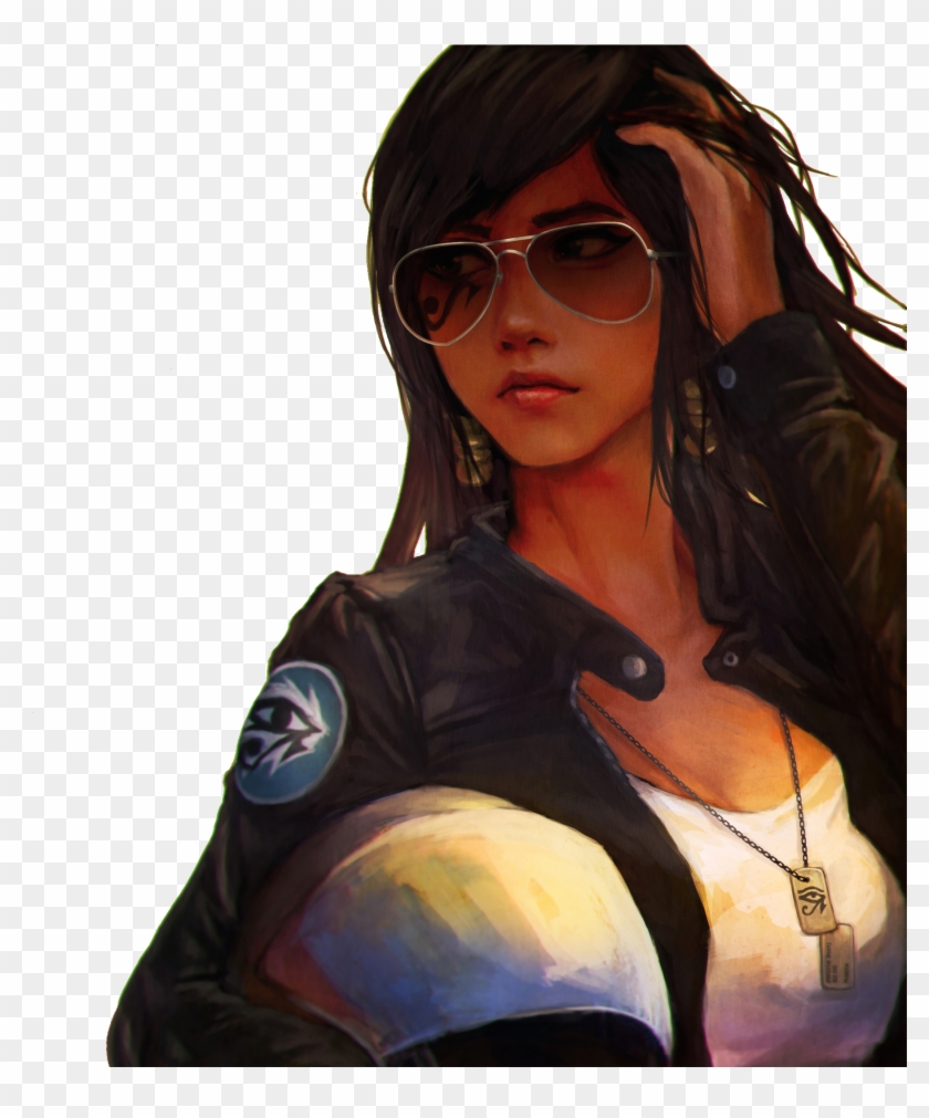 Pharah Overwatch Casual Clipart #1750249