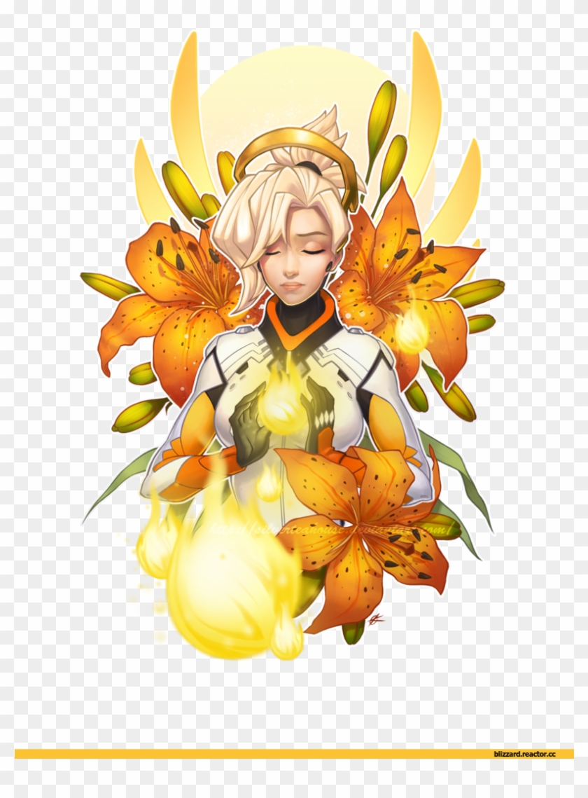 Overwatch ,d - Mercy Ow Png Clipart #1750297
