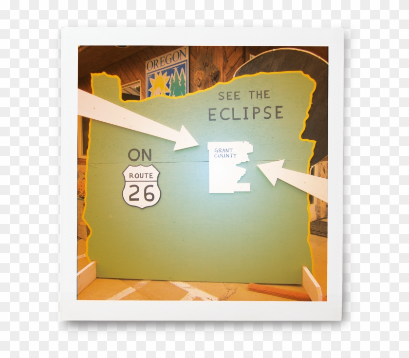 Pomo 0517 Eastern Oregon Eclipse Sign H66mys - Graphic Design - Png Download #1750691