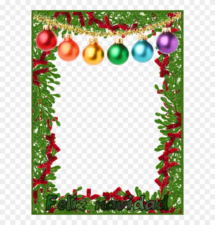 Marcos Png De Navidad - Clip Art Christmas Border Transparent Png #1750949