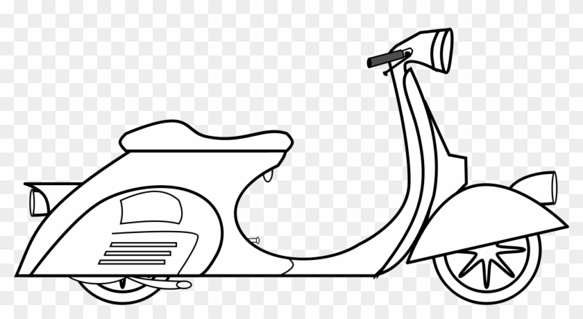This Free Icons Png Design Of Vespa Scooter Clipart