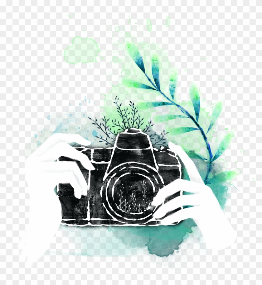Watercolor Painting Drawing Camera Photography , Png Clipart #1751102