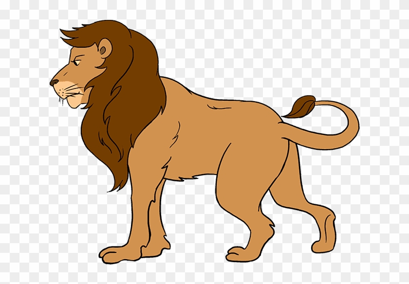 How To Draw Lion - Lion Kids Drawing Clipart
