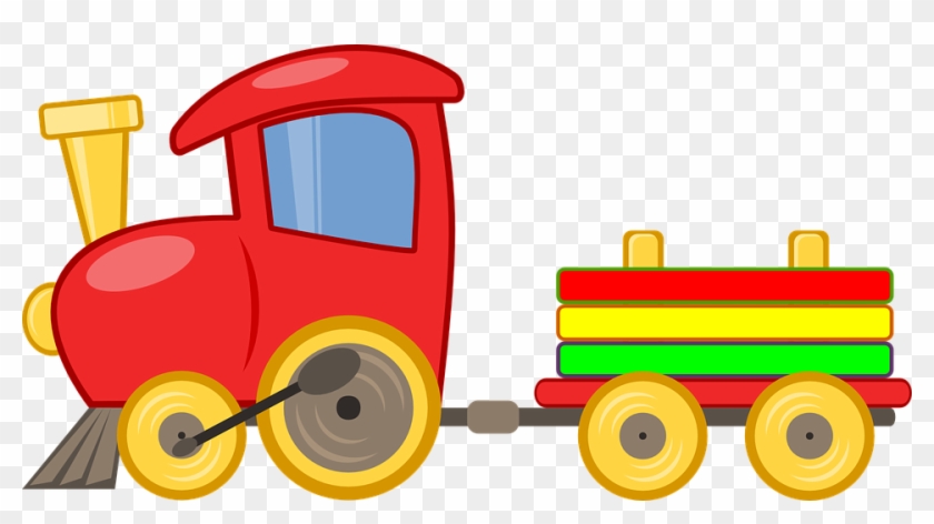 Toy Train Png Free - Train Toy Clipart Transparent Png