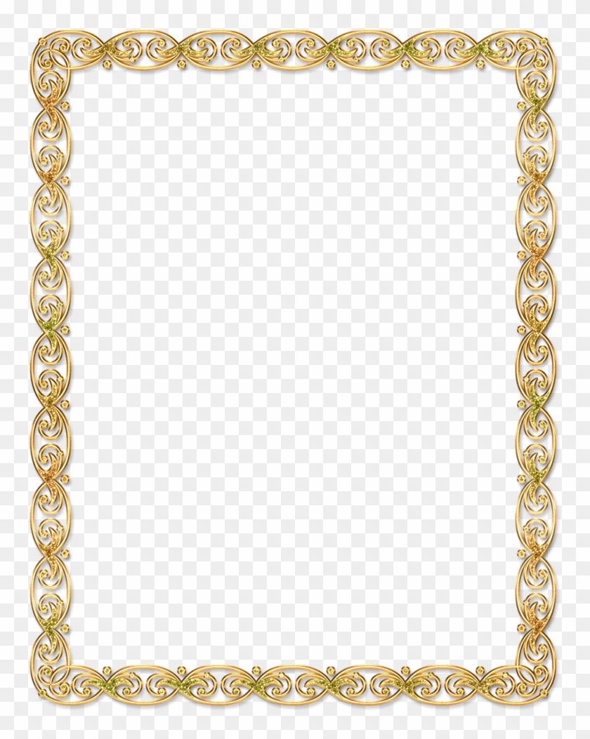 View All Images At Woman Suit Folder Certificate Frames, - Victorian Gold Border Png Clipart