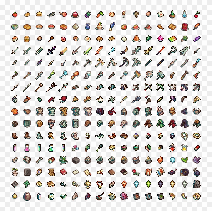 Finally Finished On Those, Goddamn - Rpg Maker Item Sprites Clipart #1752136