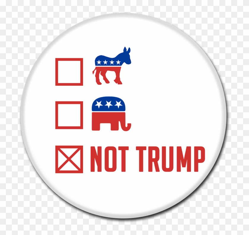 Anti Trump Button - Red Cross Red Crescent Clipart