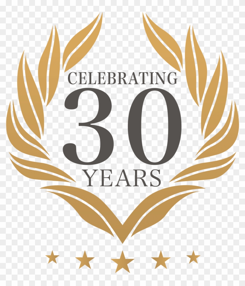 Celebrating 30 Years - Celebrating 30 Years Logo Clipart #1752312