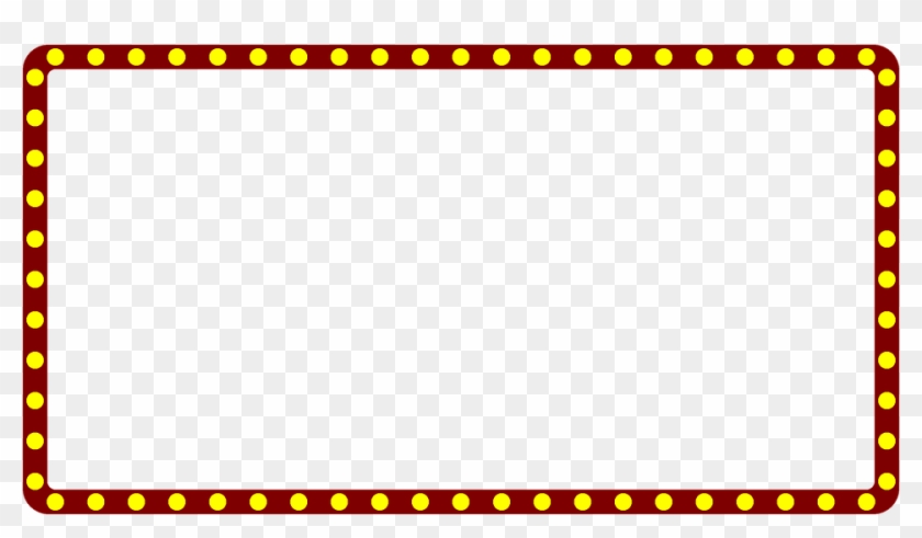 Broadway Lights Clipart - Marquee Lights Png Clipart Transparent Png