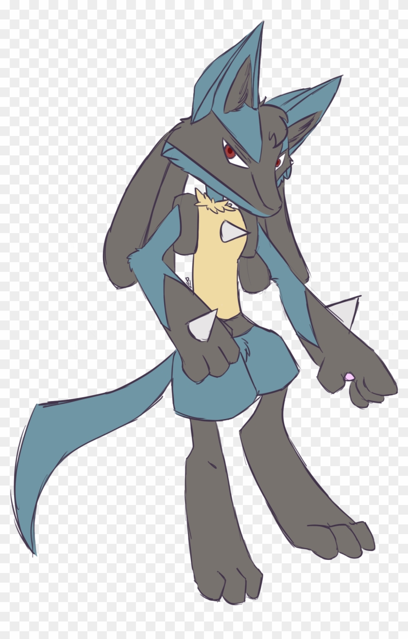 Lucario - Cartoon Clipart #1752564