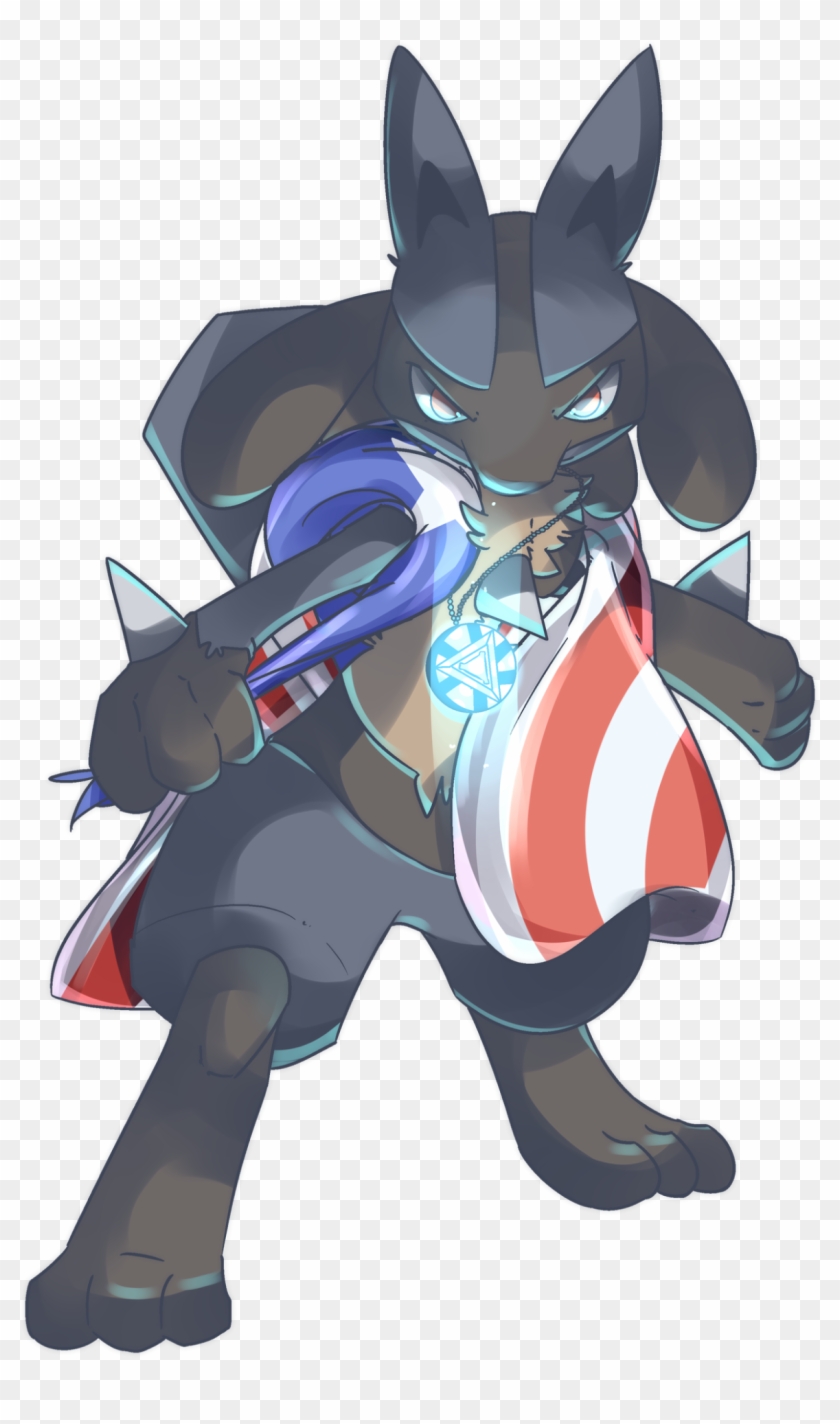 Shiny Lucario Custom Clipart
