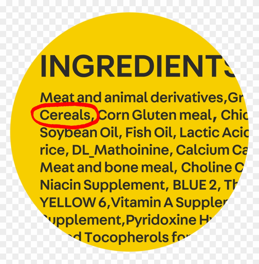 Cereals On The Ingredients Label - Circle Clipart