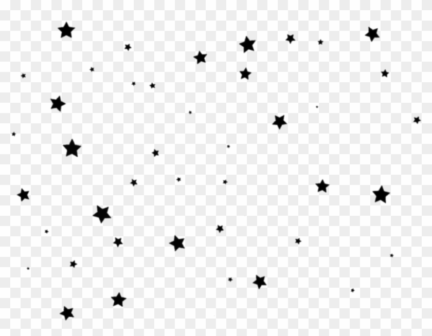 #star #stars #black #tumblr #doddle #overlay #aesthetic - Animal Clipart #1753092