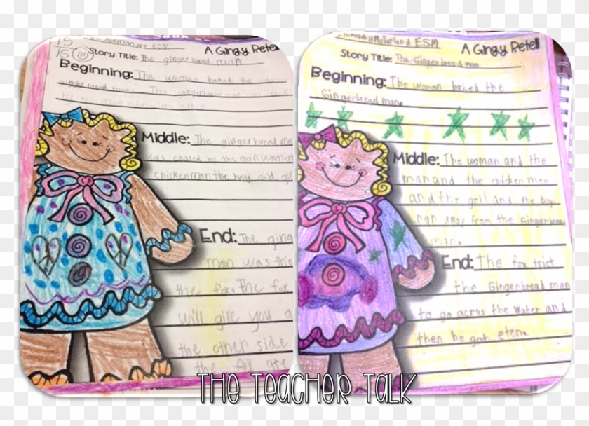 Another Day, I Read The Story, "the Gingerbread Man - Cartoon Clipart