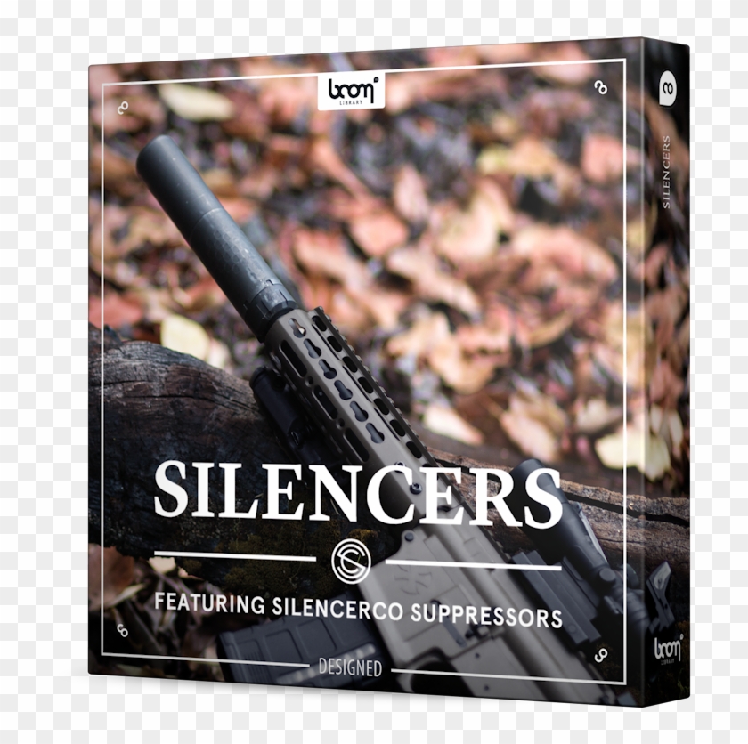 Silencers Sound Effects Library Product Box - Boom Library Silencer Free Download Clipart