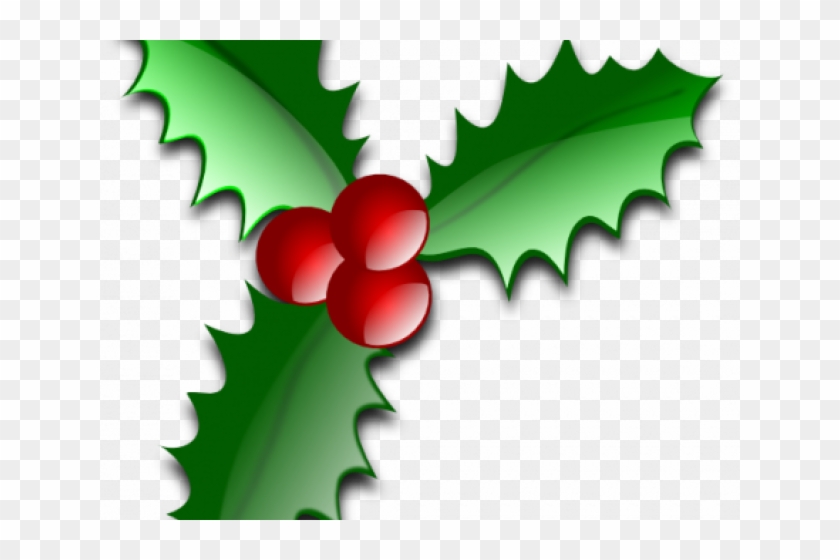 Holley Clipart Page Divider - Christmas Holly Clip Art Png Transparent Png #1753512