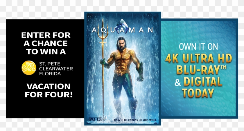 Aquaman Contest Banner Button - Aquaman 2018 Clipart #1753563