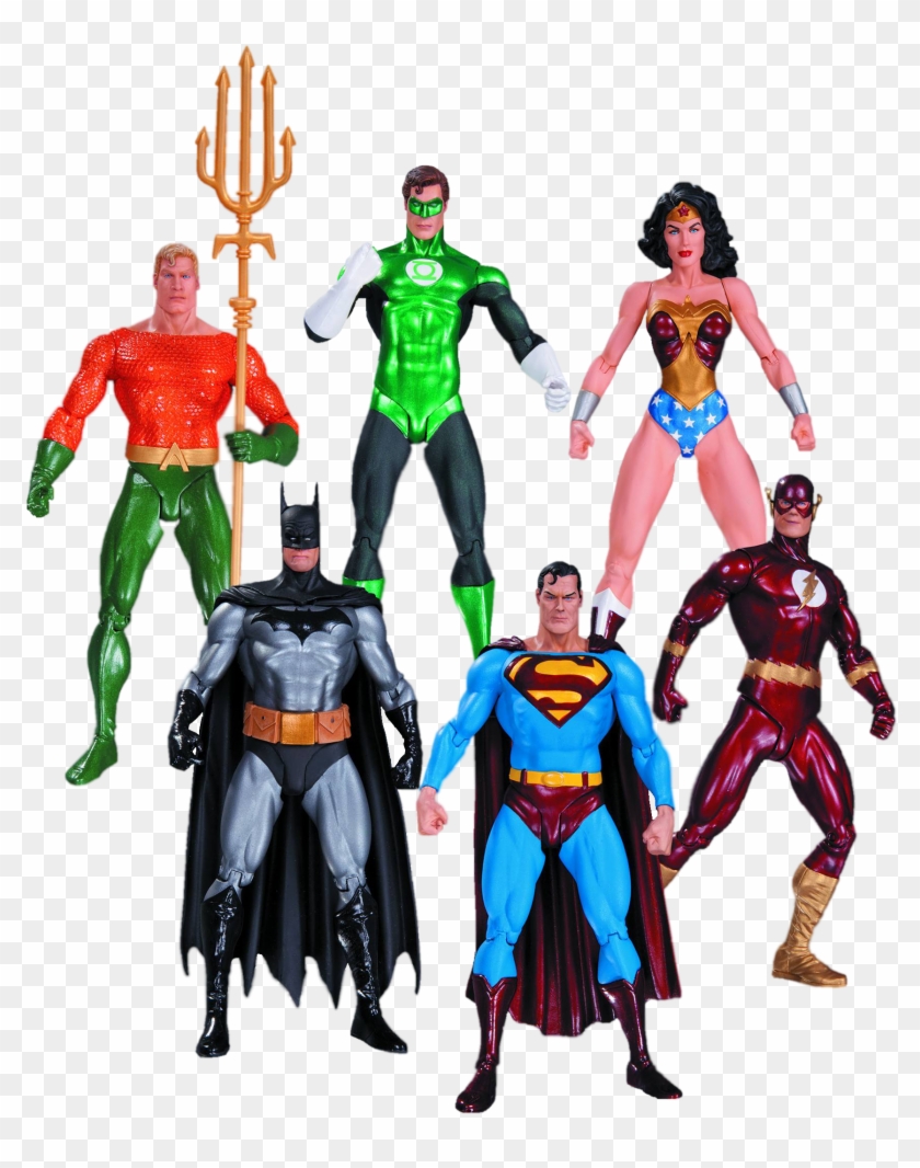 Justice - Dc Collectibles Alex Ross Justice League 6 Pack Clipart