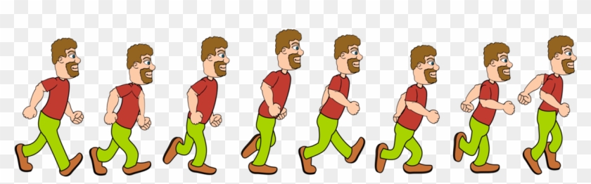Download Similars - Walk Cycle Sprite Sheet Clipart
