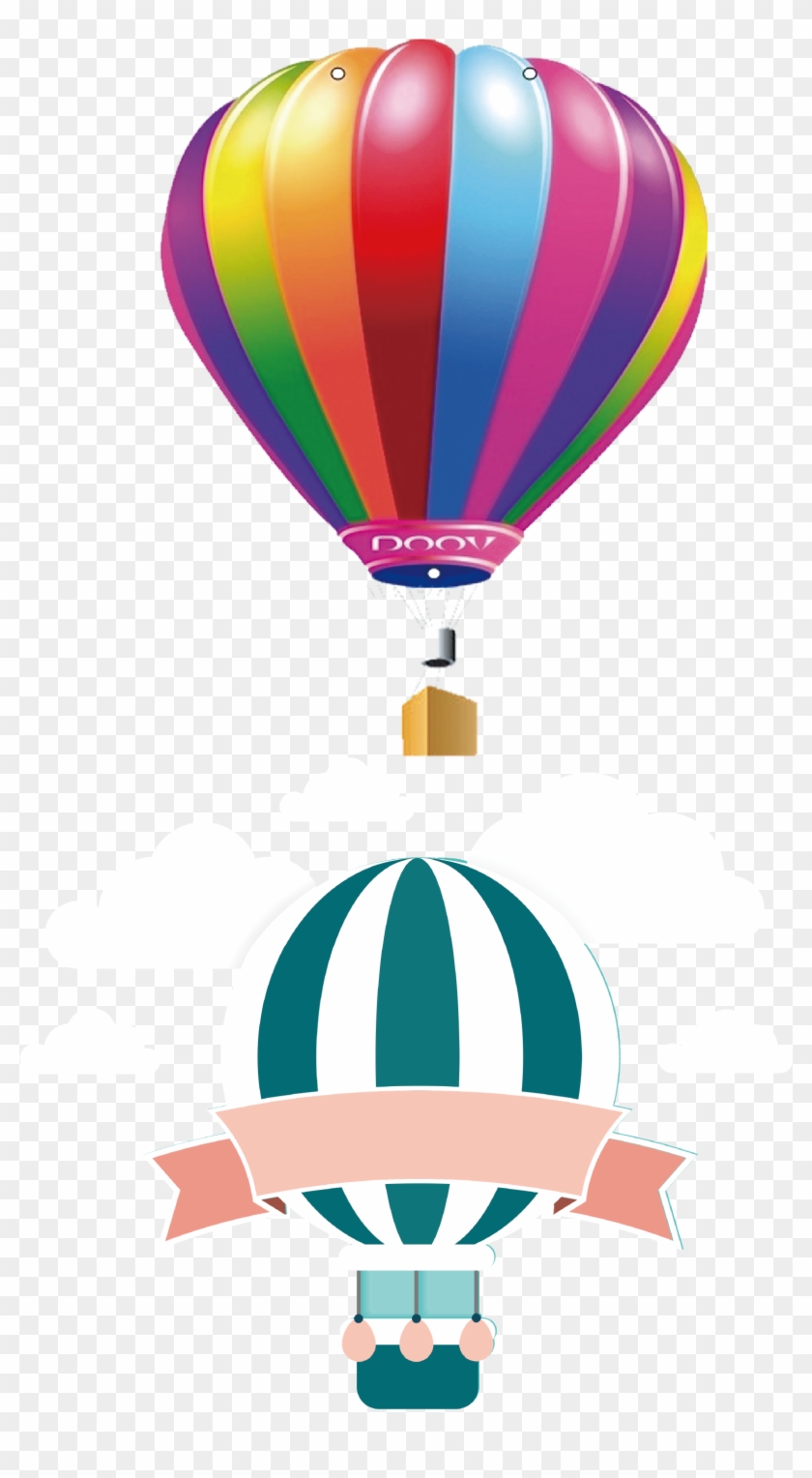 Basket Illustration The - Illustration Hot Air Balloon Basket Png Clipart #1753970