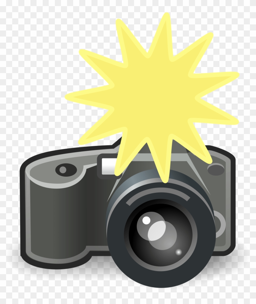 Camera Flash Clip Art - Camera Clip Art Transparent Background - Png Download