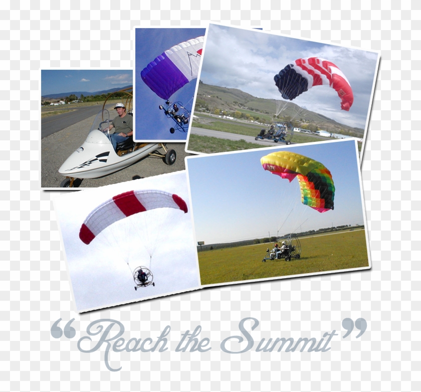 So Please Take A Look Around And See If You Don't Agree - Parachuting Clipart #1754021
