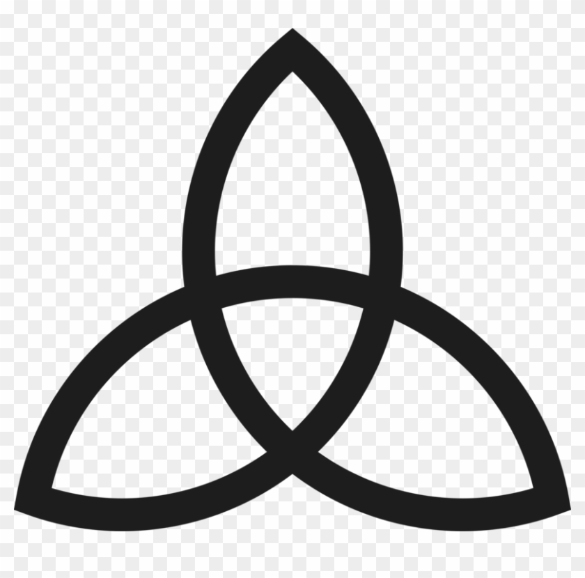 Celtic Knot Triquetra Symbol - Triquetra Vector Clipart #1754022