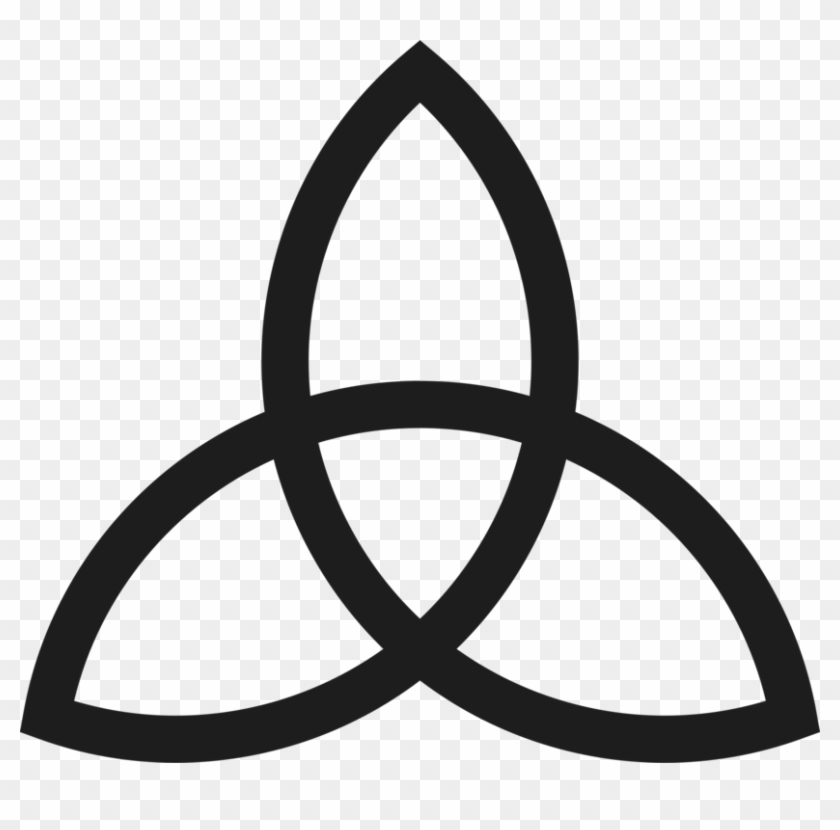 Celtic Knot Triquetra Symbol - Triquetra Vector Clipart #1754022