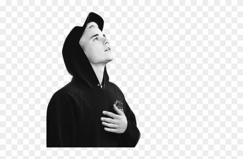 Free Png Justin Bieber Black & White Png - Justin Bieber Black And White Clipart #1754374