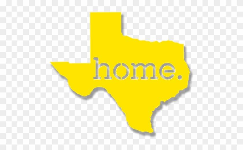 Texas 'home' Outline - Graphic Design Clipart #1754577