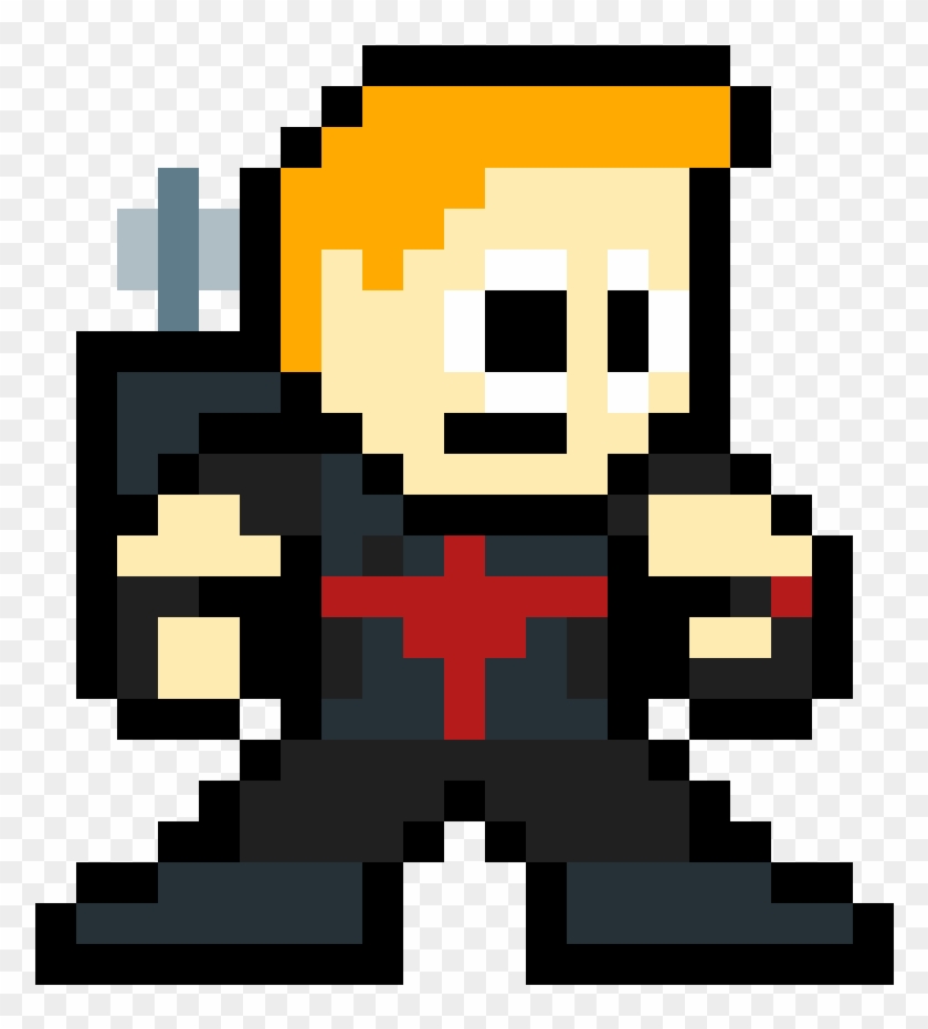 Hawkeye - Hawkeye Pixel Art Clipart