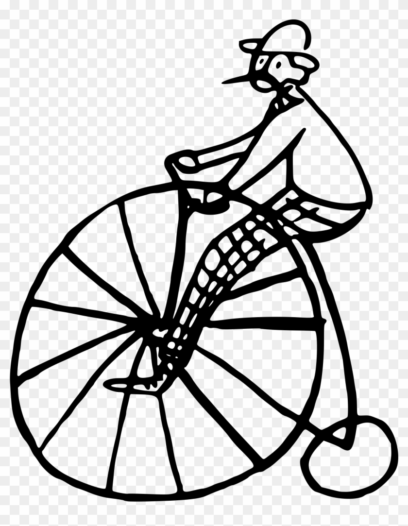 Big Image - Penny Farthing Bike Png Clipart #1755445