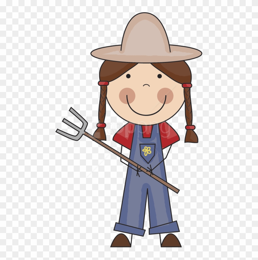 Free Png Download Farmer Clipart Png Photo Png Images - Clip Art Farm Girl Transparent Png #1755484