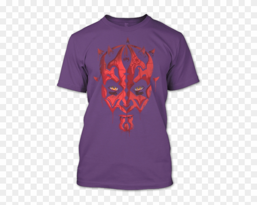 Darth Maul Grunge Star Wars The Force Awakens T Shirt - Merry Christmas Don T Blink T Shirt Clipart #1755634