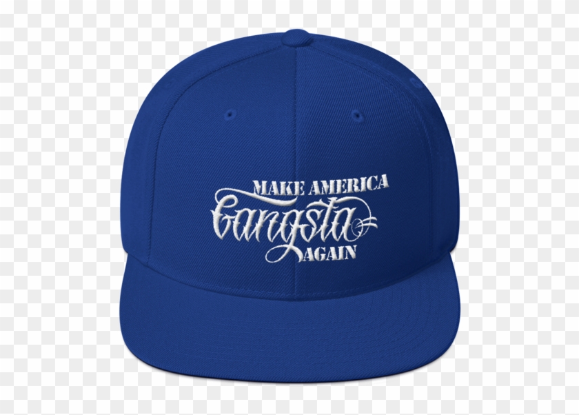 Make America Gangsta Again Fvck Maga Snapback Blue - Make America Gangsta Again Hat Clipart