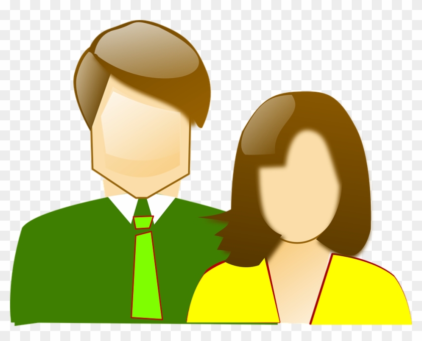 Couple Two Parents - Mom And Dad Clipart - Png Download #1756350