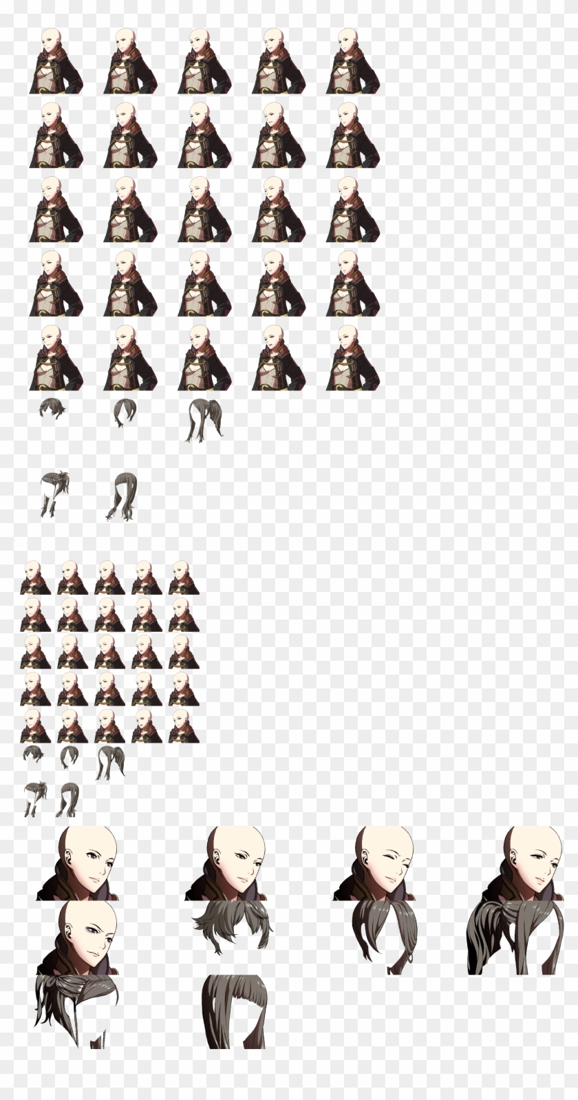 Robin Female 3 - Fire Emblem Robin Sprite Sheet Clipart #1756352