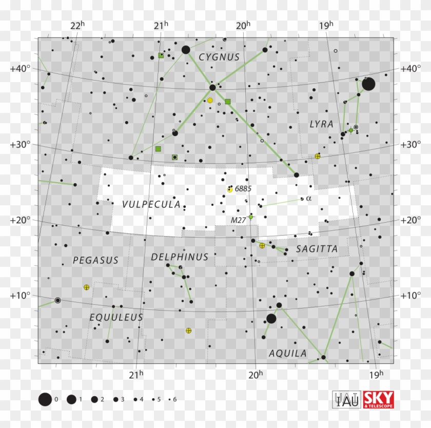 Image Free Download Vulpecula Wikipedia - Constellation Vulpecula Clipart #1756658